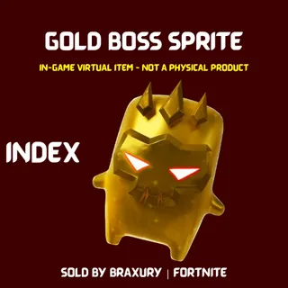 Gold Boss Sprite - BRAXURY