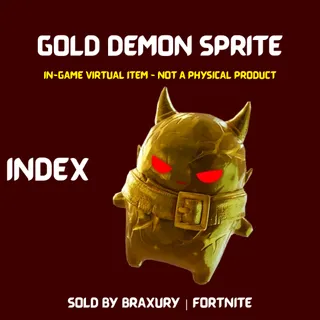 Gold Demon Sprite - BRAXURY