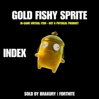 Gold Fishy Sprite - BRAXURY