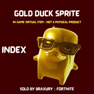 Gold Duck Sprite - BRAXURY