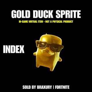 Gold Duck Sprite - BRAXURY