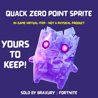 Quack Zero Point Sprite  - BRAXURY