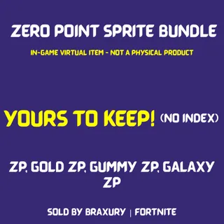 All Zero Point Sprite Bundle - BRAX