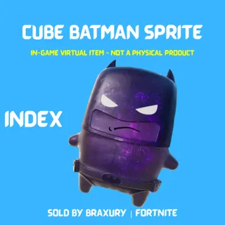 Cube Batman Sprite - BRAXURY