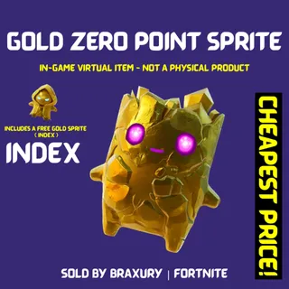 Gold Zero Point Sprite - BRAXURY