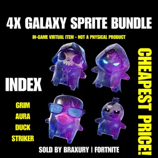 4X Galaxy Sprite Bundle - BRAXURY