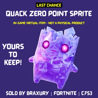 Quack Zero Point Sprite - BRAXURY