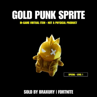 Gold Punk Sprite - BRAXURY