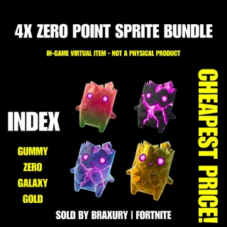 4X Zero Point Sprite Bundle- BRAXURY