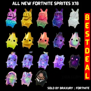 All New Fortnite Sprites X18 | BEST DEAL