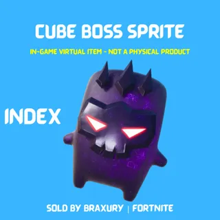 Cube Boss Sprite - BRAXURY