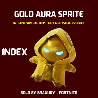 Gold Aura Sprite - BRAXURY