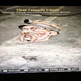Clean Fasnacht Pitman