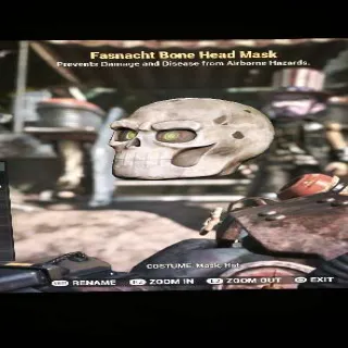 Fasnacht Bone Head Mask