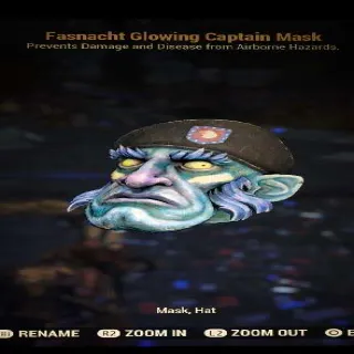 Glowing Captain Mask