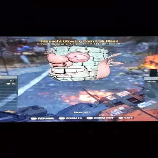 Glowing Corn Cob Mask