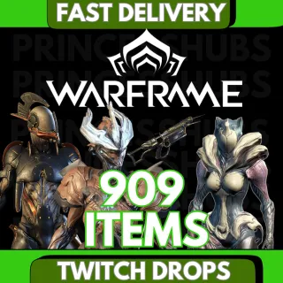 Warframe (909) Styanax + Gara + Saryn + Gotva + 29 Forma + 5 Shards + 10k Kuva + MORE - TWITCH DROPS - FAST DELIVERY