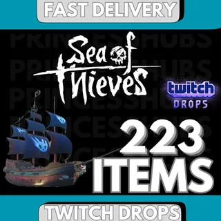 Sea Of Thieves - 227 Items (300K Gold) – Phoenix, EWR/S, RMS, Omen, Ancestral, Obsidian ＆ MORE! Twitch Drops - Fast Delivery