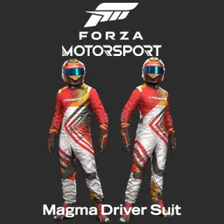 Forza Motorsport Magma Driver's Suit for for Xbox - in game content 
