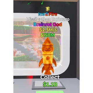 FORTNITE STEAL THE BRAINROT ICE AND FIRE MISSILPYTHON TURBOZZO