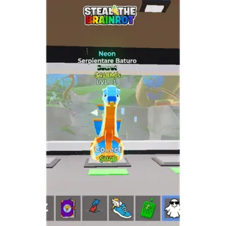 FORTNITE STEAL THE BRAINROT  SERPIENTARE BATURO NEON