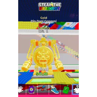 FORTNITE STEAL THE BRAINROT DIN DIN GONGONI GOLD