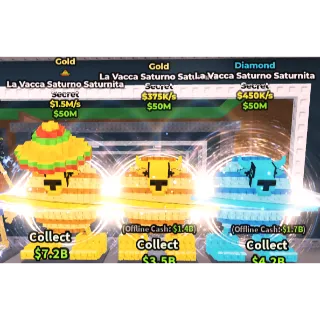 3x La Vacca Saturno Saturnita