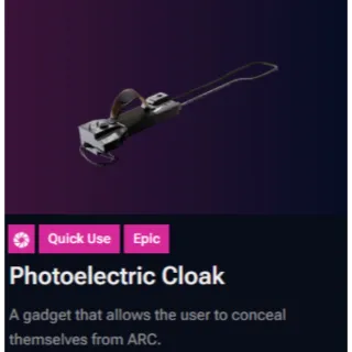 3x Photoelectric Cloaks