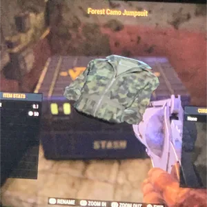 forest camo jumpsuit