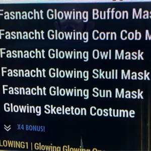 fasnacht glow masks