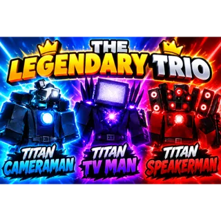 The Legendary Trio | Cameraman Tower Defense Roblox