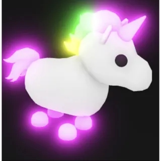 neon fly ride unicorn