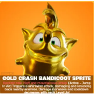 GOLD CRASH BANDICOOT SPRITE 
