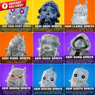 ALL GEM SPRITE BUNDLE 