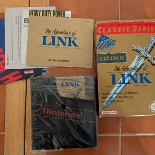 Zelda II: The Adventure of Link - NES Classic Series (CIB) + Vintage Nintendo Power Inserts