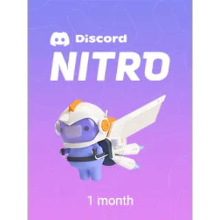 Discord Nitro Gift With Boosts 1 Month