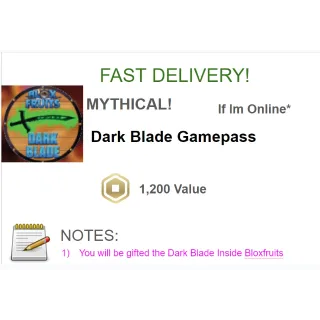 dark blade bloxfruits