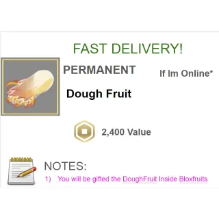 permanent dough fruit 
