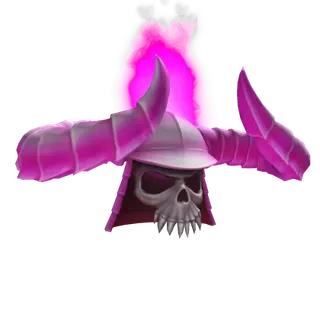 Flaming pink horned helmet limited 
