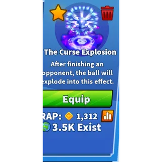 THE CURSE EXPLOSION Blade Ball