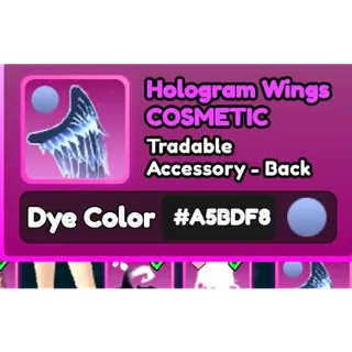 Hologram wings a.b.f pastel
