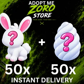 Adopt Me! 50X RANDOM EGGS AND 50x RANDOM PETS| Fast & Safe Delivery | TRUSTED SELLER | 10 LEGENDRY CONFERMED |