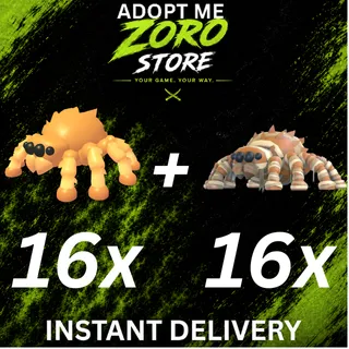 Adopt Me! 16X mummy and jummping spider| Fast & Safe Delivery | TRUSTED SELLER | Adopt me pet |