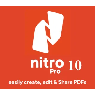 Nitro PDF Pro 10 5 PC Lifetime - Windows Key (Global)