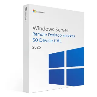 Win Server 2025 Remote Desktop Services 50 device cal