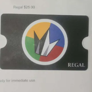$25.00 Regal