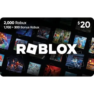 2,000 Robux Global Gift Card - XVOLTX Store