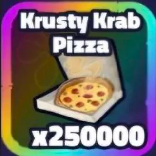 250K KRUSTY KRAB PIZZA SBTD