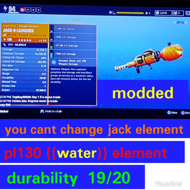 Fortnite Free Water Jacko Louncher Fortnite Water Jacko Crafter Fortnite Free Roam