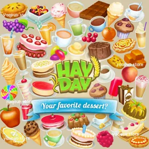 100 mix food hay day